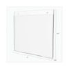 Classic Image Wall-Mount Sign Holder, Landscape, 11 x 8.5, Clear