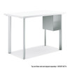 Coze Writing Desk Worksurface, Rectangular, 48" x 24", Designer White