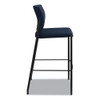 Accommodate Series Cafe Stool, Supports Up to 300 lb, 30" Seat Height, Navy Seat, Navy Back, Black Base Accommodate Series Cafe Stool, Supports Up to 300 lb, 30" Seat Height, Navy Seat, Navy Back, Black Base