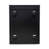 File Pedestal with Full-Length Pull, Left or Right, 3-Drawers: Box/Box/File, Legal/Letter, Black, 14.96" x 19.29" x 27.75" File Pedestal with Full-Length Pull, Left or Right, 3-Drawers: Box/Box/File, Legal/Letter, Black, 14.96" x 19.29" x 27.75"