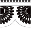 Black and White Fiesta Die-Cut Border Trim, 35 Feet Per Pack, 3 Packs