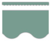 Retreat Green Scalloped Border Trim, 35 Feet Per Pack, 3 Packs