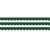Pine Green Scalloped Border Trim, 35 Feet Per Pack, 3 Packs