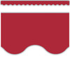 Cranberry Red Scalloped Border Trim, 35 Feet Per Pack, 3 Packs
