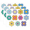 Happily Ever Elementary Retro Remix Flowers Cutouts, 36 Per Pack, 3 Packs