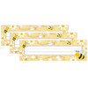 Buzzing Bees Flat Name Plates, 36 Per Pack, 3 Packs