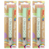 Milky Brush Pen, Pastel Green Ink, Pack of 3