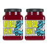 Mural Paint, Pint, Vixen (Alizarine Crimson), Pack of 2
