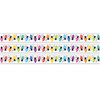 Colorful Holiday Lights Die-Cut Border Trim, 35 Feet Per Pack, 3 Packs