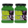 Mural Paint, Pint, Camo (Dark Green), Pack of 2