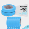 Masking Tape, 1" x 60 Yards, Light Blue, Pack of 6