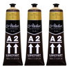 A2 Heavy Body Lightfast Artist Acrylic, 4 oz., Gold, Pack of 3
