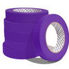 Masking Tape, 1" x 60 Yards, Purple, Pack of 6