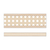 True to You Woven Cane Straight Bulletin Board Borders, 36 Feet