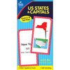 U.S. States & Capitals Flash Cards, Grade 3-5