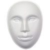 Paperboard Mask, Face, 8" x 5-3/4", White, 1 Piece