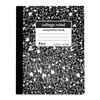 Composition Notebook, 100 Page, College Ruled, Black Marble