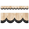 Core Decor Dotted Scallops on Wood EZ Border, 48 Feet