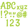 Stylish Lime Green 4" Designer Letters, 235/Pack