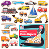 Wooden Magnets - Transport - Set of 20