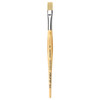 JUNIOR BORSTE Synthetic Student Brush, Synthetic, Tempera, Flat, Series 329, Size 12