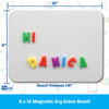 Magnetic Dry Erase Board, 9" x 12", Pack of 3