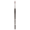 TOP-ACRYL Red-Brown Brush, Synthetic, Acrylic & Oil, Round, Series 7785K, Size 6
