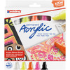 5000 Series Acrylic Marker, Broad Tip, Neon Colors, Set of 5