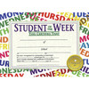 Student of the Week Certificate, 8.5" x 11", Pack of 30