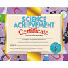 Science Achievement Certificate, 8.5" x 11", Pack of 30