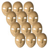 Papier Maché Mask, 8" x 5-1/4", Pack of 12