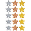 I ♥ Metal Stars superShapes Stickers - Large, 120 Per Pack, 6 Packs