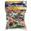 Pony Beads, Assorted Metallic, 500 Pieces