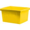 4 Gallon Classroom Storage Bin, Yellow, Pack of 3 4 Gallon Classroom Storage Bin, Yellow, Pack of 3