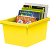 4 Gallon Classroom Storage Bin, Yellow, Pack of 3 4 Gallon Classroom Storage Bin, Yellow, Pack of 3