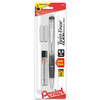 Twist-Erase Click Mechanical Pencil (0.5mm) Clear Barrel, 1-Pack with Lead & 2 Erasers
