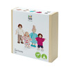 Wooden Doll Family - Light Skin Tone & Brown Hair