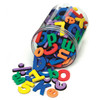 Magnetic Letters, Numbers & Symbols, Assorted Colors & Sizes, 130 Pieces