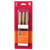 Pigma Micron Pens, Size 005 Extra Fine Point, Black, 3-Pack, Blister Pack