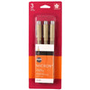 Pigma Micron Pens, Size 08 Fine Point, Black, 3-Pack, Blister Pack