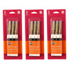 Pigma Micron Pens, Black, Assorted Sizes, 3 Per Pack, 3 Packs - SAK50064-3