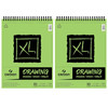 XL Series Drawing Pad, Top Wire Binding, 60 Sheet, 11x14 inch, Pack of 2