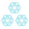 Creative Shapes Notepad, Snowflake, Mini, Pack of 3