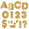 Gold Metallic 4" Casual UC Ready Letters