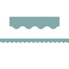 Calming Blue Scalloped Border Trim, 35 Feet