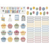 Classroom Cottage Happy Birthday Mini Bulletin Board Set, 67 Pieces