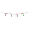 Pastel Pop Pom-Poms and Tassels Garland, 60"
