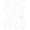 White 4" Classic Self-Adhesive Letters Uppercase, 108 Pieces