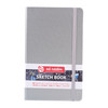 Sketchbook, 80 Sheets, 90lbs, Shiny Silver Cover, 5.1" x 8.3"