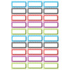 Die-Cut Magnetic Foam Color Chevron Labels/Nameplates, Pack of 30